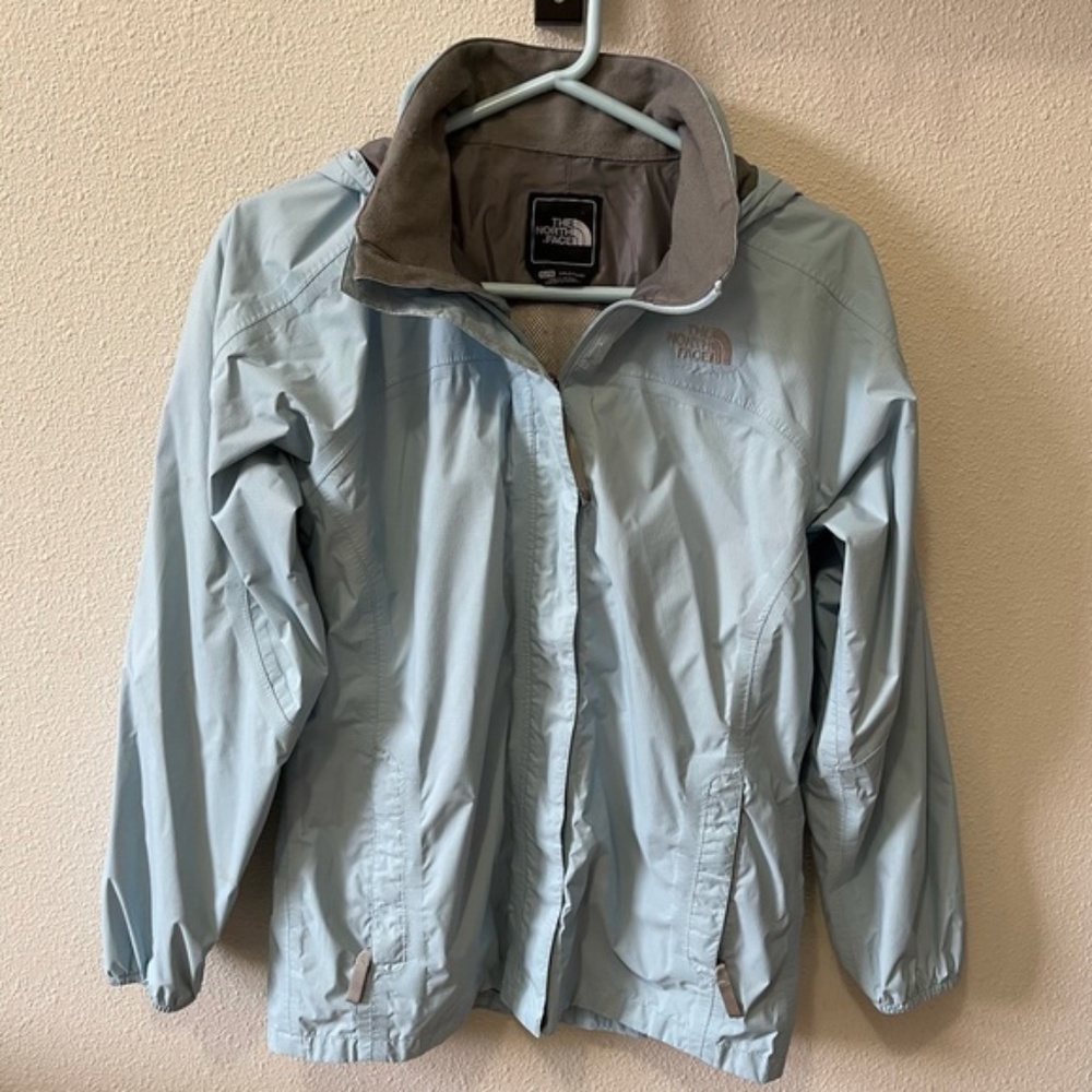 North Face Hyvent Rain Jacket - Blue - Girl’s XL